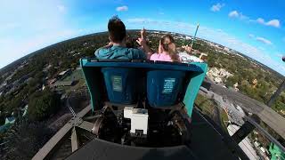 Iron Gwazi  Busch Gardens Tampa Bay  Onride  4k [upl. by Alvinia]