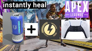 instantly heal in apex legends using rewasd ps5ps4 [upl. by Nnylekoorb1]