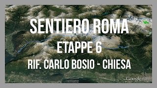 Sentiero Roma  Etappe 6  Rif Carlo Bosio – Chiesa  Alpiner Höhenweg  GPSTrack [upl. by Asiela]