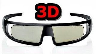 TOSHIBA 3D BRILLE FPTAG02G UNBOXING  TEST  ACTIVE 3D GLASSES [upl. by Chemush]