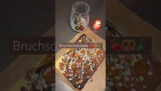 Bruchschokolade selber machen🍫🎄shortvideo christmas chocolate food viralvideo trending fyp [upl. by Sucy]