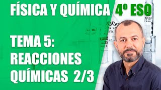 Reacciones químicas 23  Tema 5  Física y Química 4 ESO [upl. by Vernen]