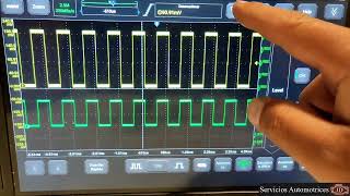 TUTORIAL PARTE 3 OSCILOSCOPIO AUTOMOTRIZ PLATINUM 4 CANALES 100MHZ MODELO SCOPEBOX [upl. by Arlene]