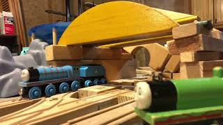 Henry and the elephant a wooden railway remake [upl. by Norha]