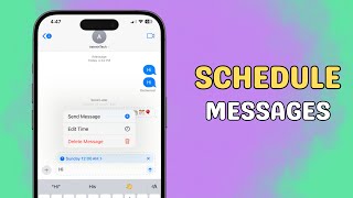 How to Schedule Text Messages on iOS 18 [upl. by Kristine]