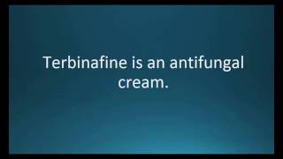 How to pronounce terbinafine Lamisil Memorizing Pharmacology Flashcard [upl. by Dre486]