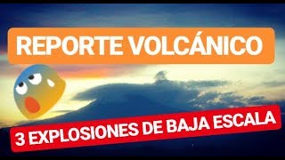 Reporte Volcán Popocatépetl 1de Junio Del 2019 EN VIVO atardecer [upl. by Alleul]