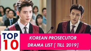 Korean Prosecutor Drama  Top 10 List [upl. by Enitsenrae]