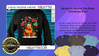 Ho Ho Ho Winnie The Pooh Christmas Shirt [upl. by Treblihp]