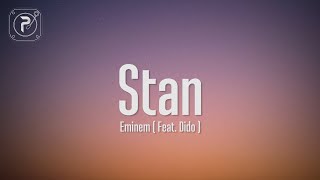 Eminem  Stan Lyrics ft Dido [upl. by Hilly]