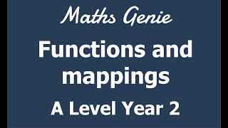 Functions and mappings [upl. by Yojal]