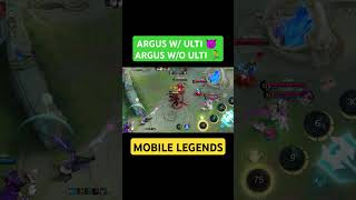 Argus with ulti vs no ulti 😂 [upl. by Admama]