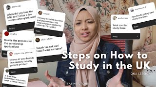 Steps on how to Study Abroad scholarship MARA 🇲🇾🇬🇧  QnA Session UoM United Kingdom [upl. by Llig661]