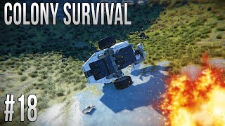 Space Engineers  Colony Survival Ep 18  ROVER CRASH [upl. by Karine]