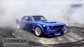 HOONIGAN DT 085 8700 RPM 66 Mustang Donuts [upl. by Dazraf]