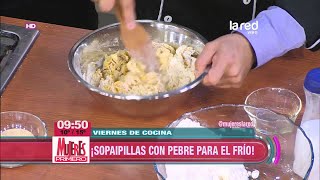 Receta de sopaipillas con pebre para pasar el frío [upl. by Retsevlys]