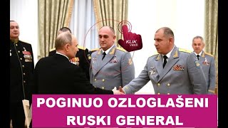 POGINUO OZLOGLAŠENI RUSKI GENERAL [upl. by Sarad563]