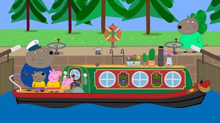 The Canal Boat ⚓️  Peppa Pig Official Full Episodes [upl. by Caruso]