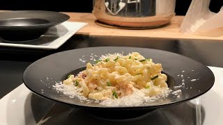 Recette facile de pâtes saumon fumé crème sûre parmesan ciboulette [upl. by Johnsson]