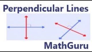 How to Identify Perpendicular Lines [upl. by Isaiah]