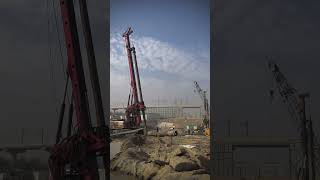 👑 King piling rig machine sany lover 💖 reels automobile sany august16 excavator sanygroup [upl. by Yelha472]