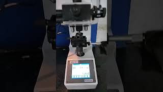 how to check hardness by micro Vickers hardness testing machine [upl. by Eliam]