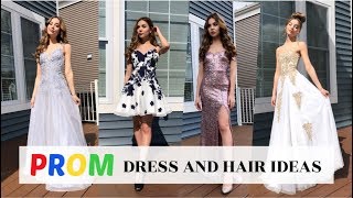 PROM DRESS AND HAIR IDEAS 2019  Romina Gafur [upl. by Eugatnom]