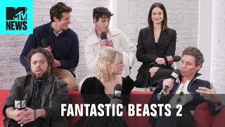 The Cast of Fantastic Beasts 2 Confess Their IRL Crimes 😧  MTV News [upl. by Norbel]