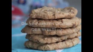 GENIAL Die einfachsten Cookies  Plätzchen der Welt PS OHNE GLUTEN [upl. by Anton302]