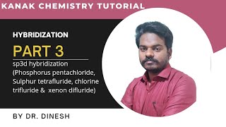 Hybridization Part 3 sp3d hybridization and shape PCl5 SF4 ClF3 and XeF2 [upl. by Eninnaj]