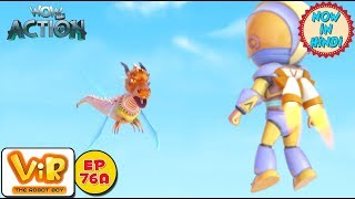 Vir The Robot Boy  Vir vs Giant Bug  As Seen On HungamaTV  WowKidz Action [upl. by Hekker]