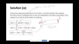 CVEN9422 Lecture week 1 Modelling the motion of a single vehicle part 2 [upl. by Hanoj]