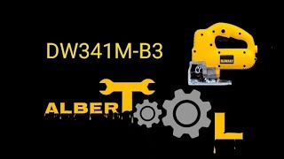 Reparacion de una sierra caladora Dewalt DW341MB3  Albertool [upl. by Saihtam]