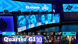 C9 vs CLG  Game 1  Quarter Final LCS 2022 Lock In Playoffs  Cloud 9 vs CLG G1 full game [upl. by Susan]