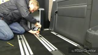 How to fit a VW California campervan pod in 10mins [upl. by Domini31]