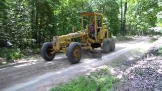 Galion 503L Grader Grading [upl. by Waugh225]