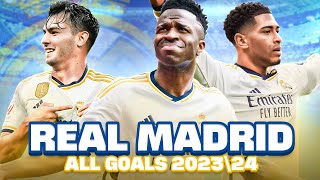 ¡TODOS los GOLES del REAL MADRID en la temporada 202324 [upl. by Carlick]