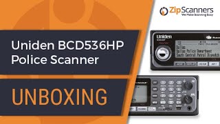 Uniden BCD536HP Police Scanner  Unboxing [upl. by Stoeber]