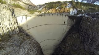 Diga del Vajont  drone aerial video  DJI Phantom 2 GoPro3 [upl. by Ocir]