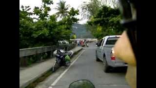 Tsunami Wave Spooky Video hitting Patong Beach in Phuket Thailand [upl. by Eillac281]