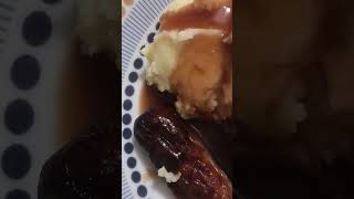 Mash And two sausages￼ [upl. by Iilek]