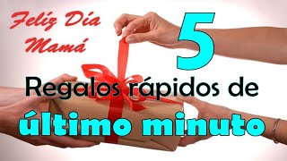 5 IDEAS RÁPIDAS DE ÚLTIMO MINUTO PARA REGALAR EN EL DÍA DE LAS MADRES  Mothers day craft [upl. by Banerjee806]