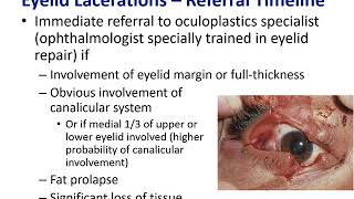 Trauma of the Periocular Structures [upl. by Clynes]