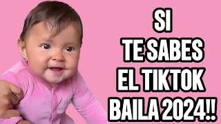 SI TE SABES EL TIKTOK BAILA 2024 💜🧸 [upl. by Ezarras539]