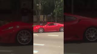 Ferrari F430 amp 488 Gtb Saindo de lado carspotting ferrarisaopaulo sp saopaulos Shorts [upl. by Dalury]