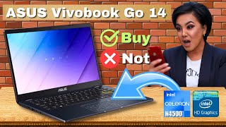 ASUS Vivobook Go 14 Intel Celeron N4500 Laptop Review In Hindi  Gen 3 SSD  FHD Display Under ₹25k [upl. by Meelas]