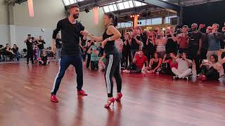 Panagiotis amp Myrto  ON2 Workshop Intermediate  Amsterdam International Salsa Festival 2019 [upl. by Ridglee296]