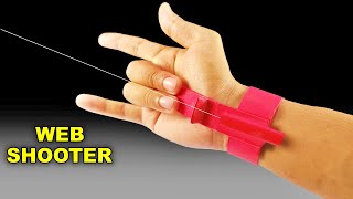 Easy SpiderMan Web Shooter  DIY Web Shooter With Paper And Spring [upl. by Eadrahc673]