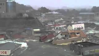 Tsunami in Onagawa Miyagi Prefecture [upl. by Aimej]