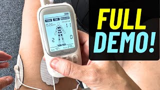 How to use TENS Unit Machine with EMS and Massager FULL REVIEW amp DEMO [upl. by Goren892]